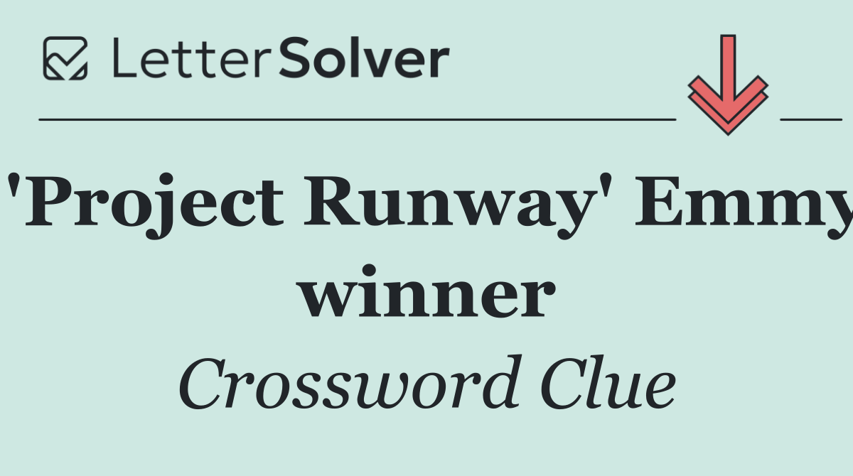 'Project Runway' Emmy winner