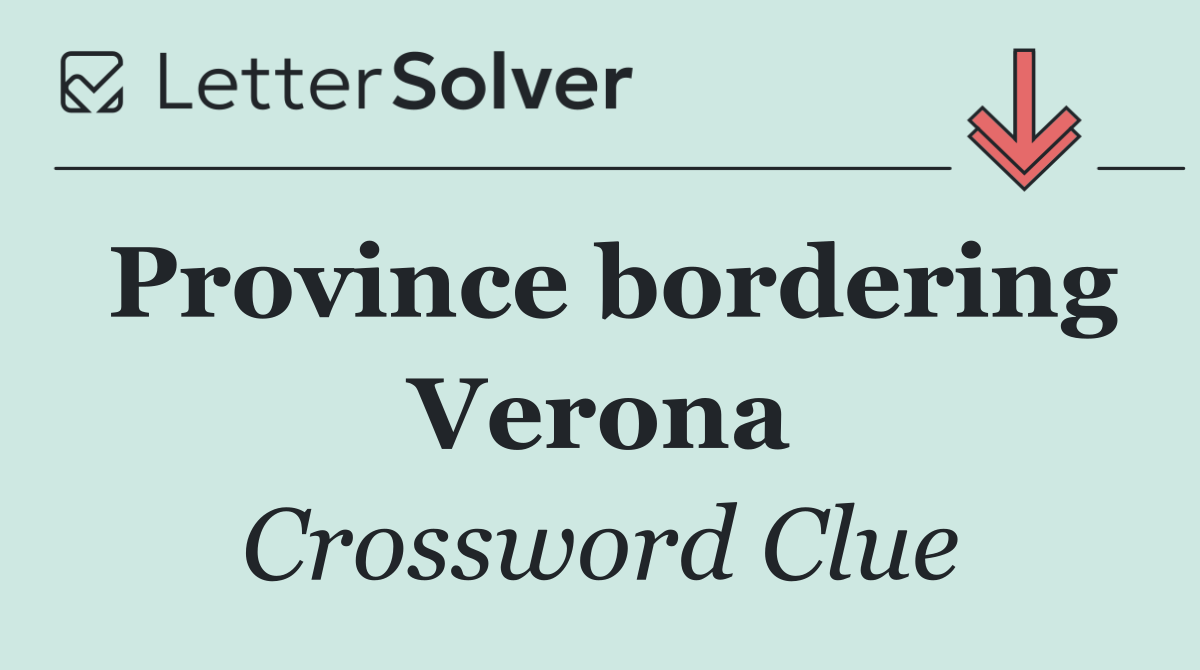 Province bordering Verona