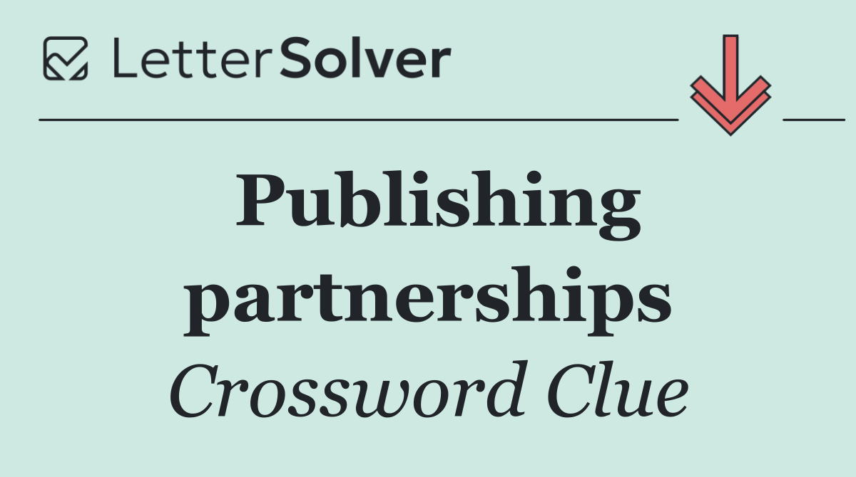 Publishing partnerships