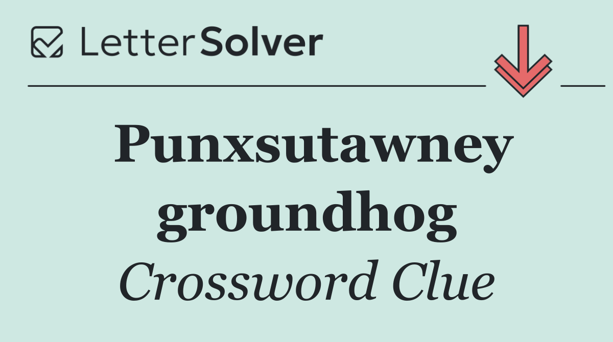 Punxsutawney groundhog