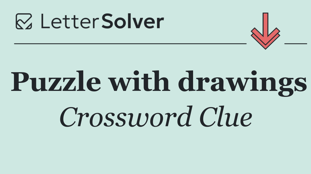Puzzle with drawings