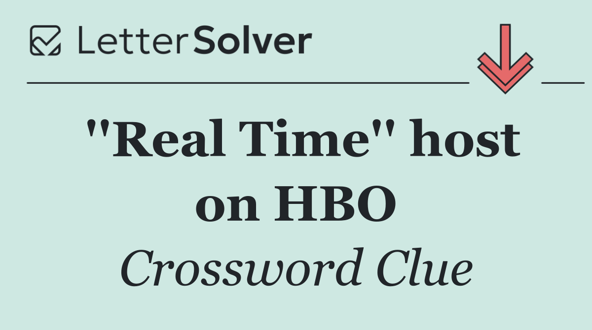 ''Real Time'' host on HBO