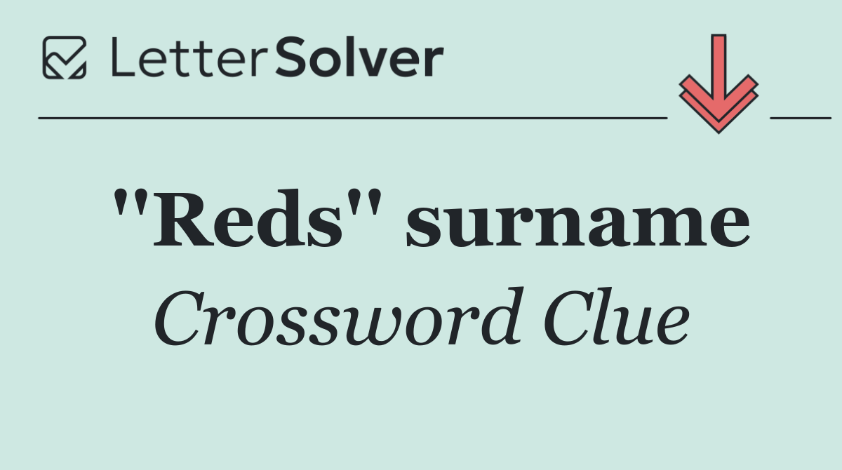 ''Reds'' surname