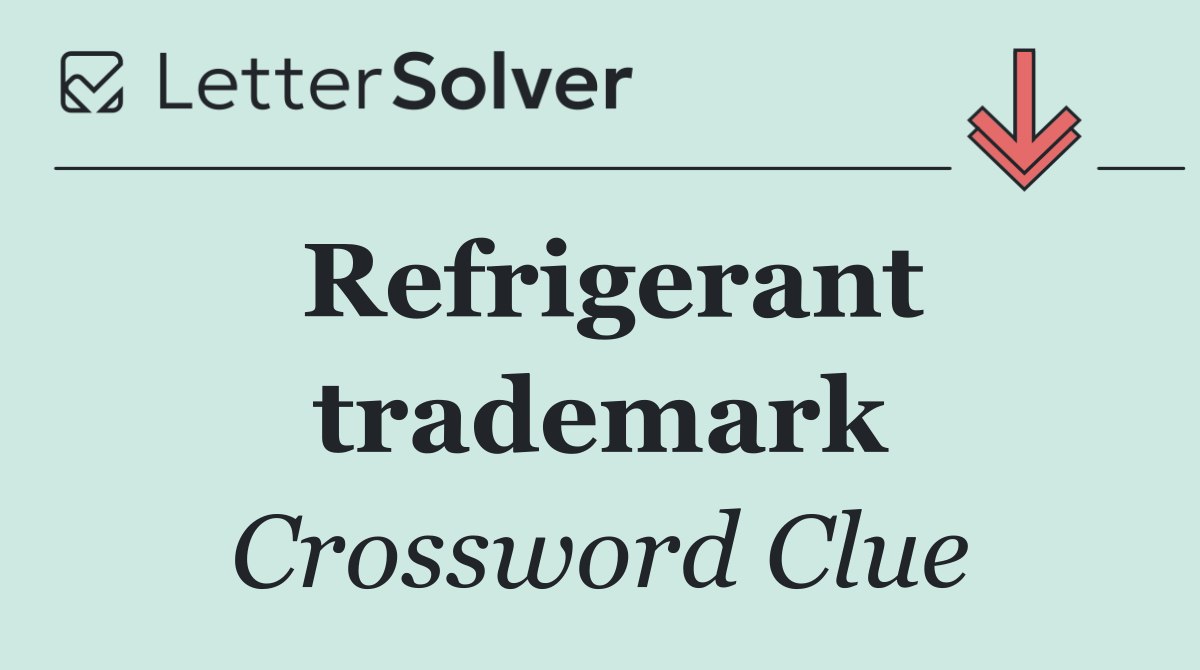 Refrigerant trademark