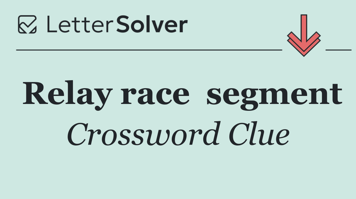 Relay race  segment