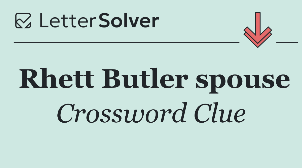 Rhett Butler spouse