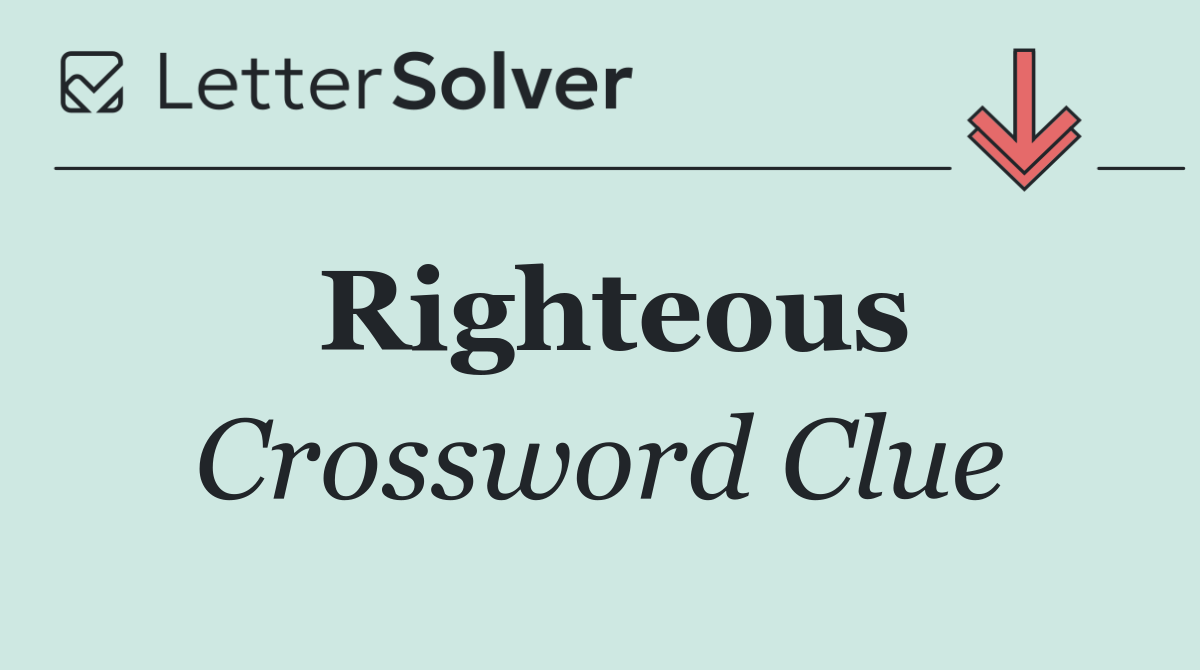 Righteous