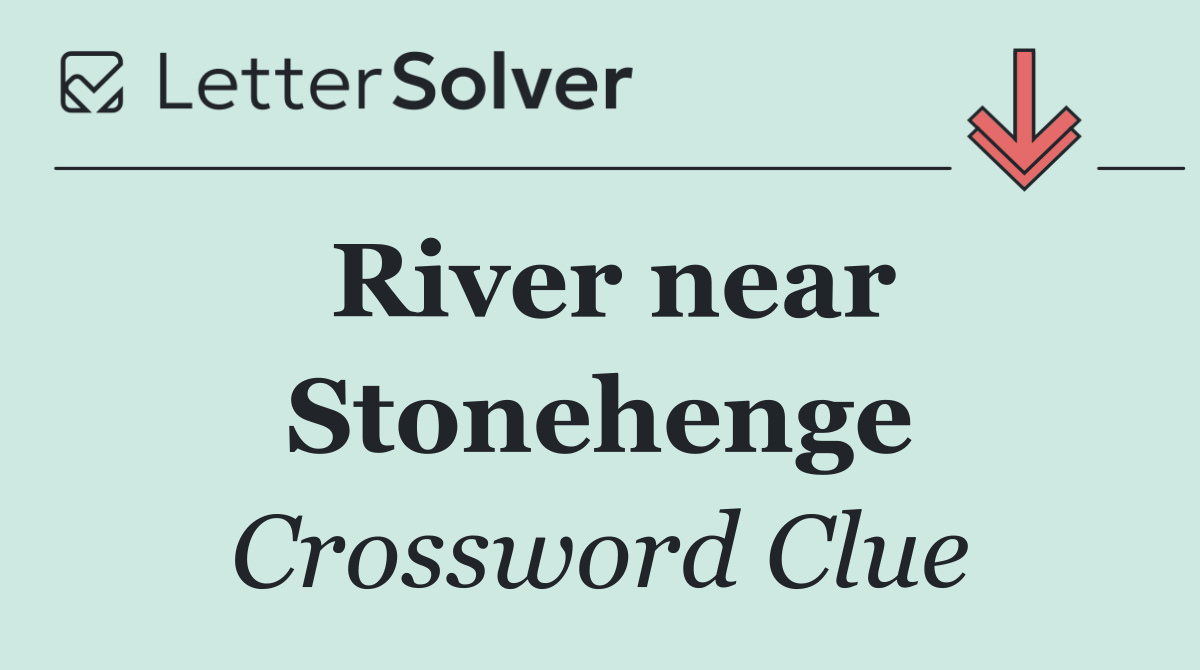 River near Stonehenge
