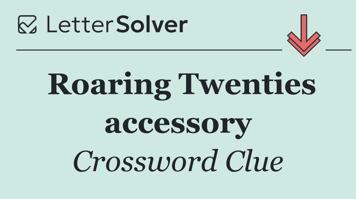 Roaring Twenties accessory