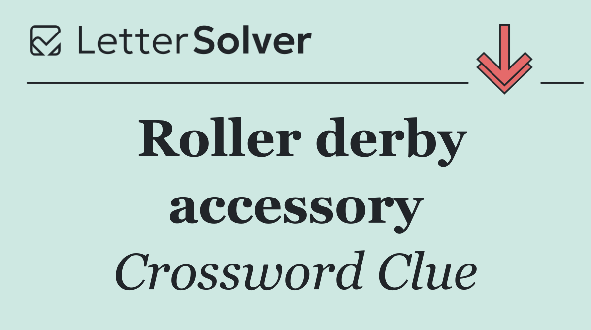 Roller derby accessory