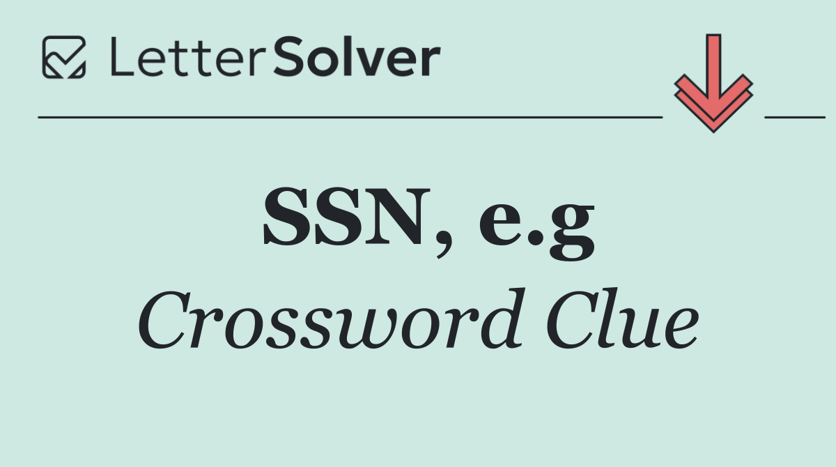 SSN, e.g