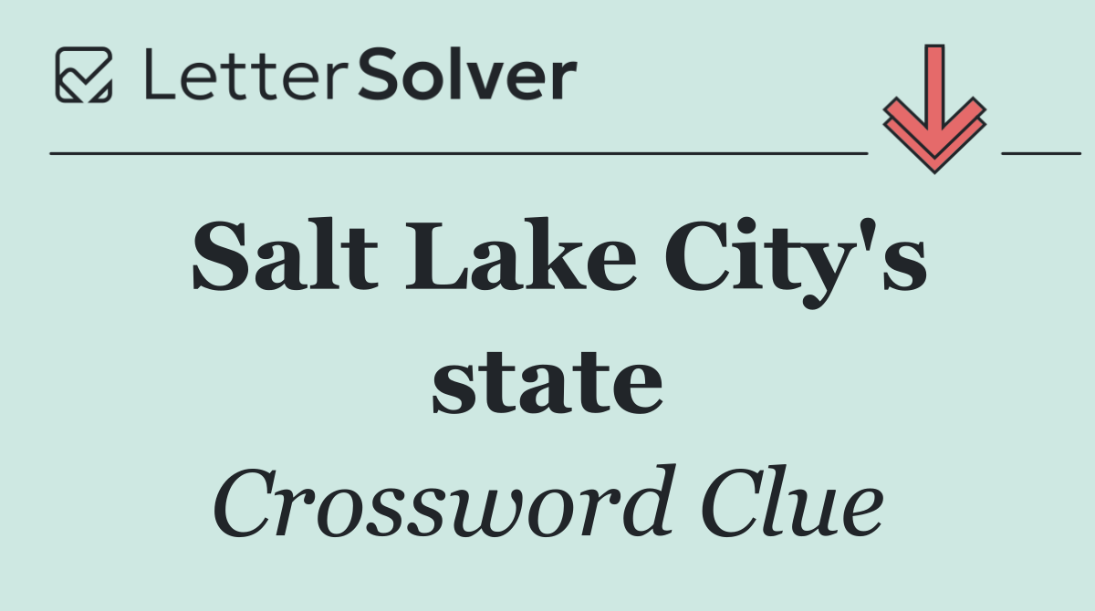 Salt Lake City's state