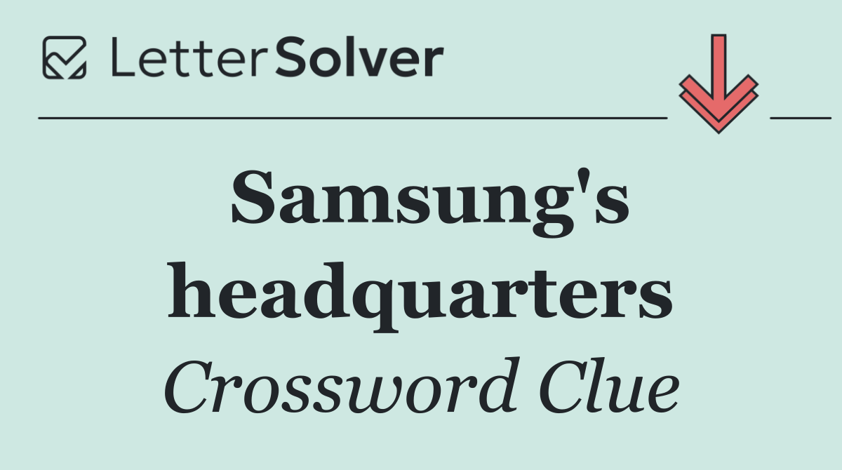 Samsung's headquarters
