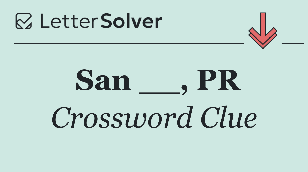 San __, PR
