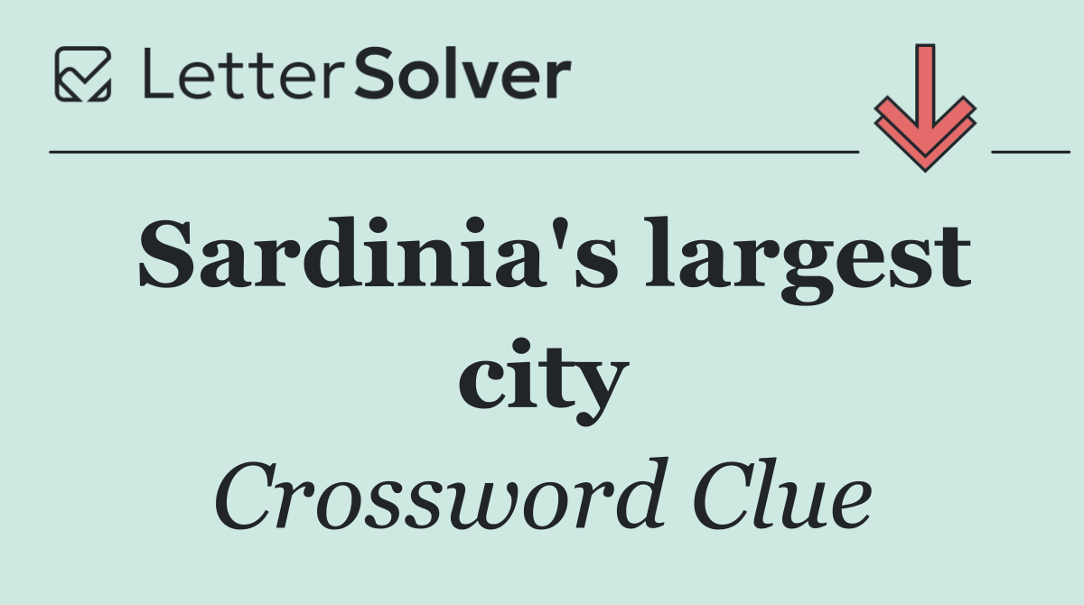Sardinia's largest city