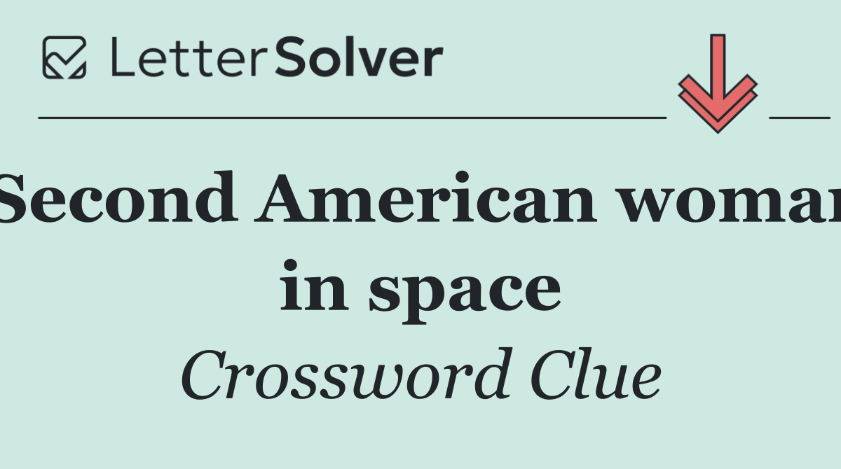 Second American woman in space