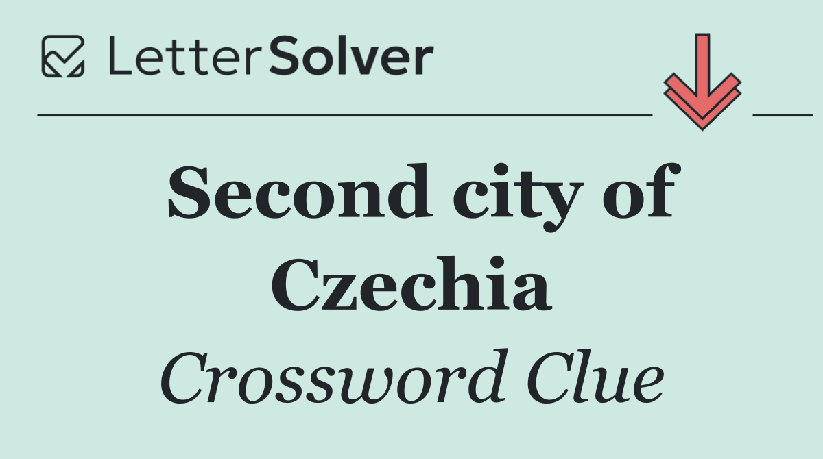 Second city of Czechia