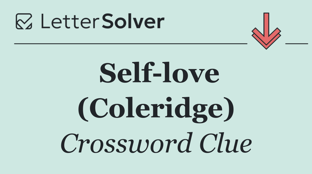 Self love (Coleridge)