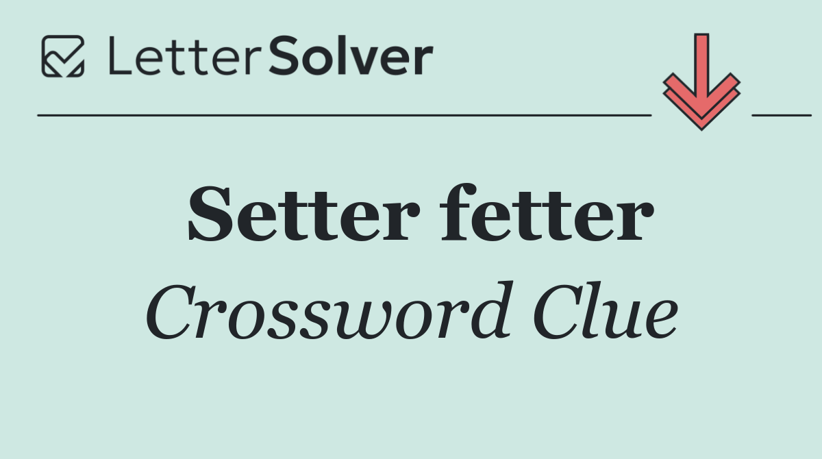 Setter fetter