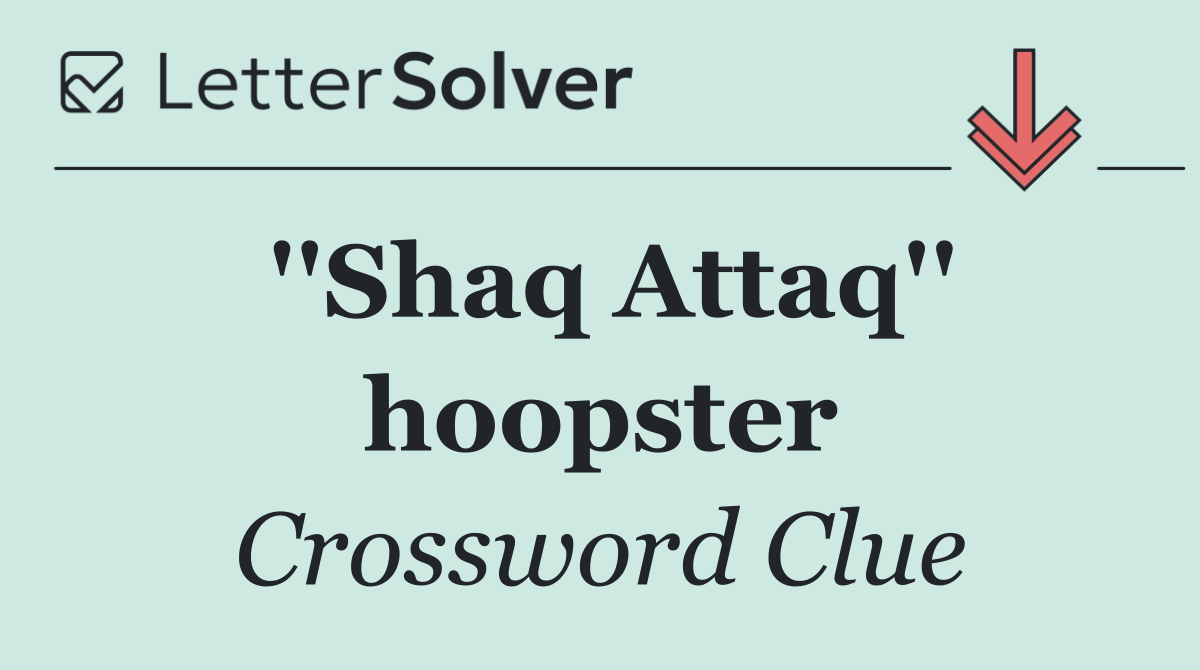 ''Shaq Attaq'' hoopster