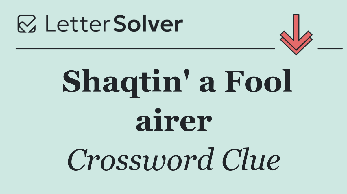 Shaqtin' a Fool airer