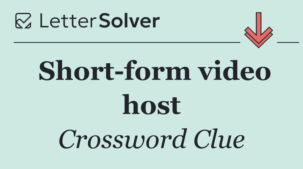 Short form video host