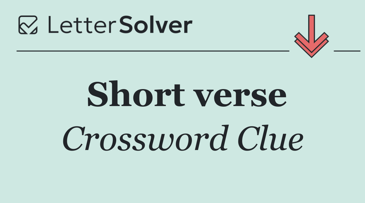 Short verse