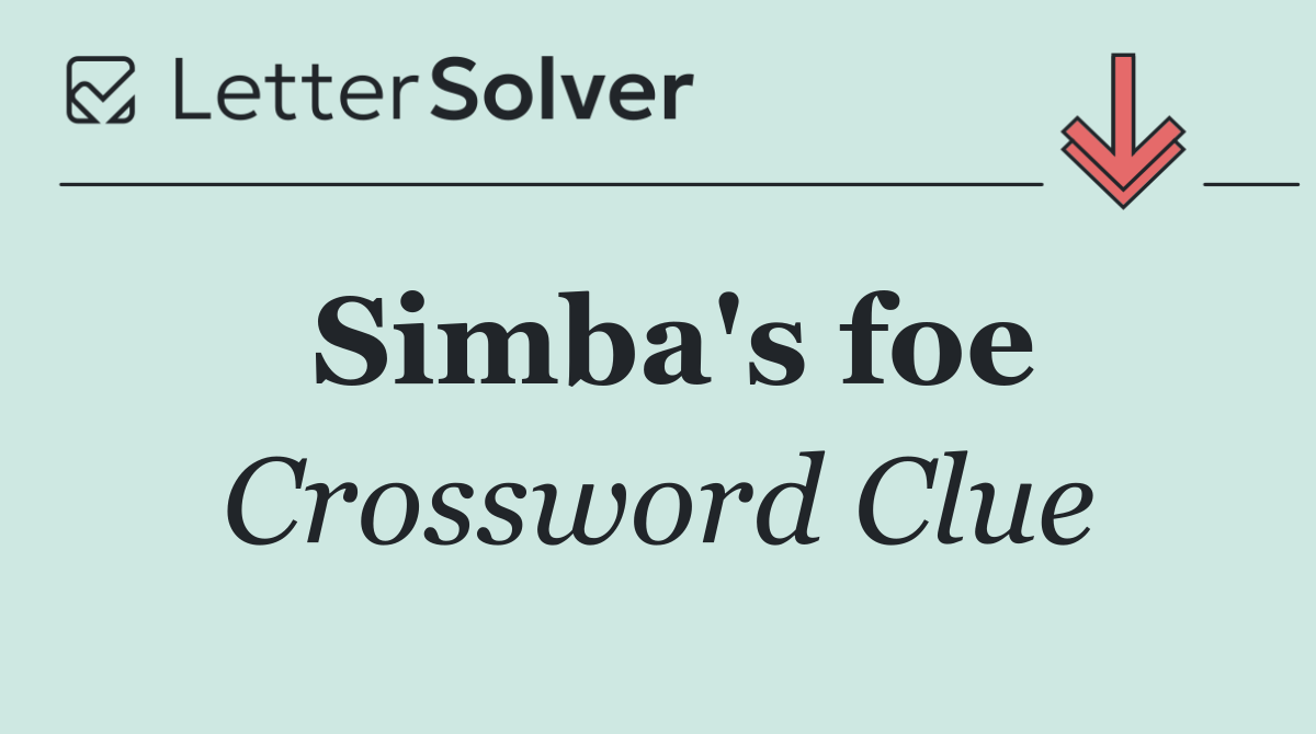 Simba's foe