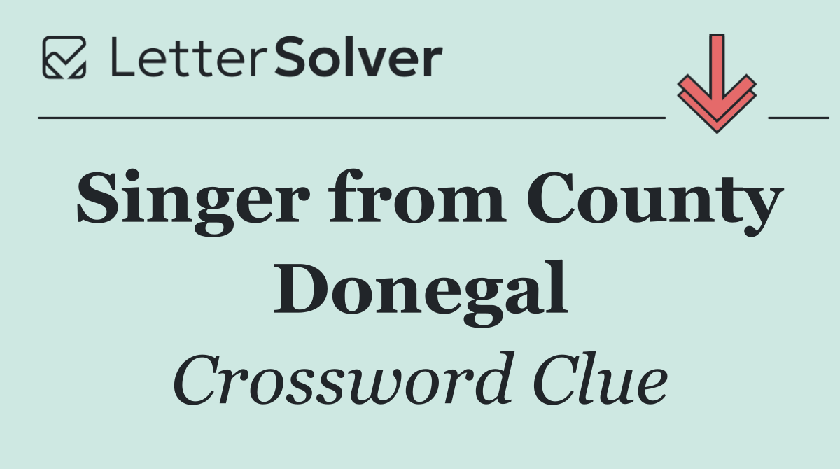 Singer from County Donegal