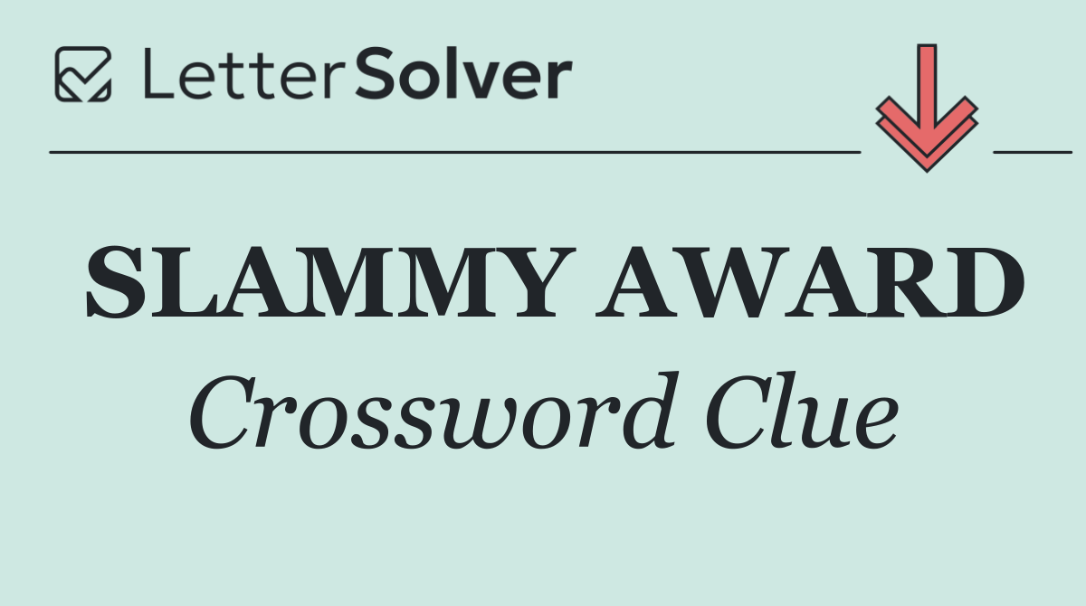 SLAMMY AWARD