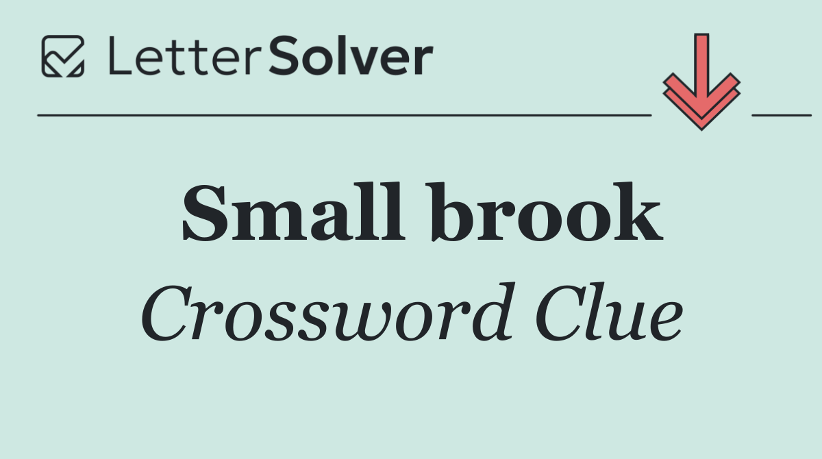 Small brook