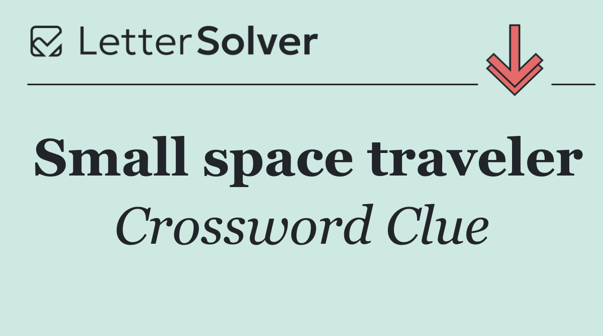 Small space traveler