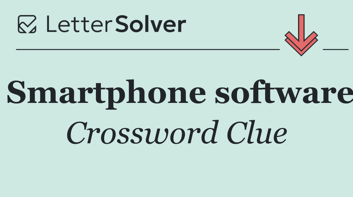 Smartphone software