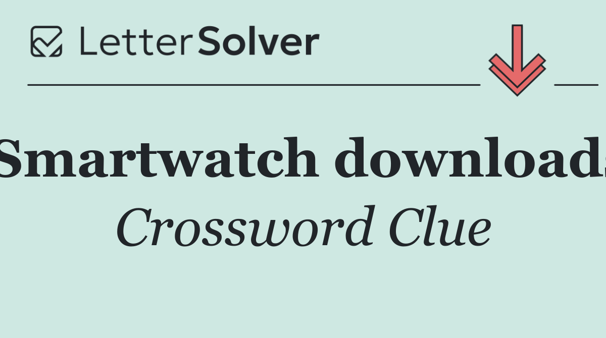 Smartwatch downloads
