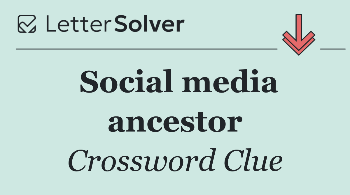 Social media ancestor