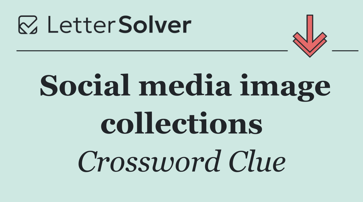 Social media image collections
