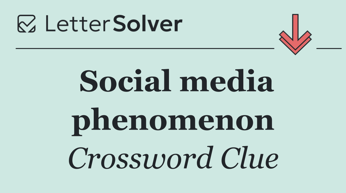 Social media phenomenon