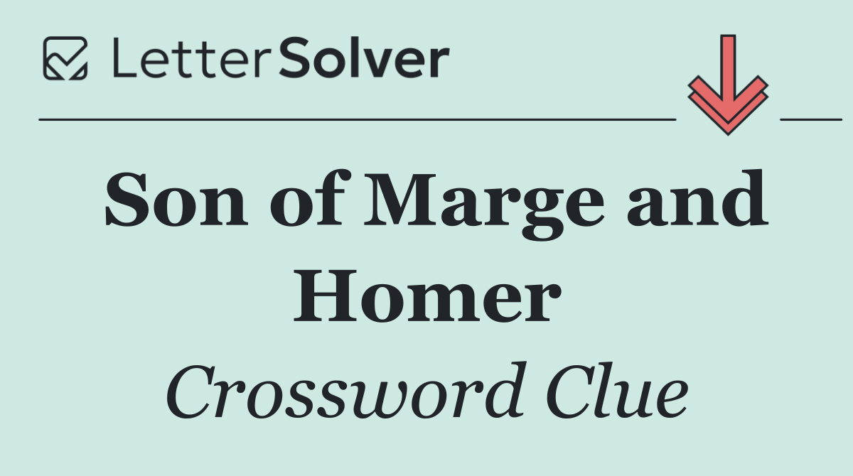 Son of Marge and Homer
