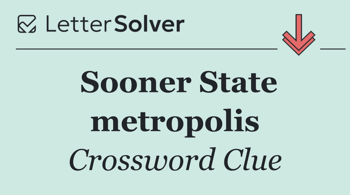 Sooner State metropolis