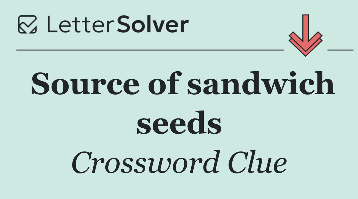 Source of sandwich seeds