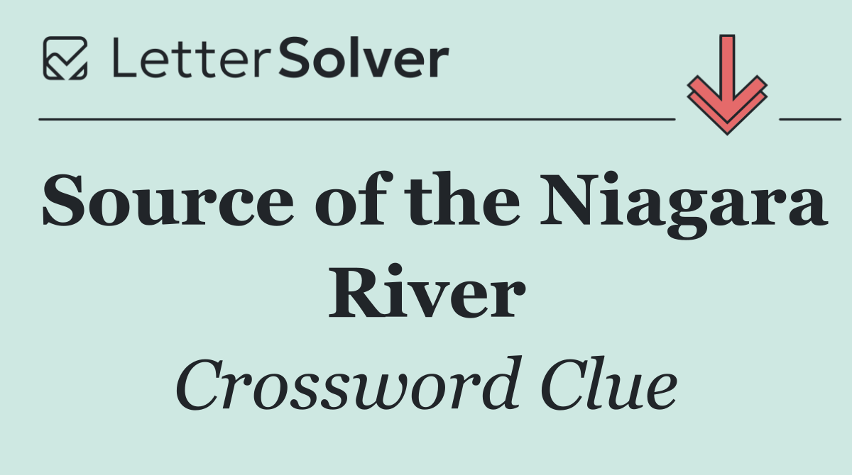 Source of the Niagara River