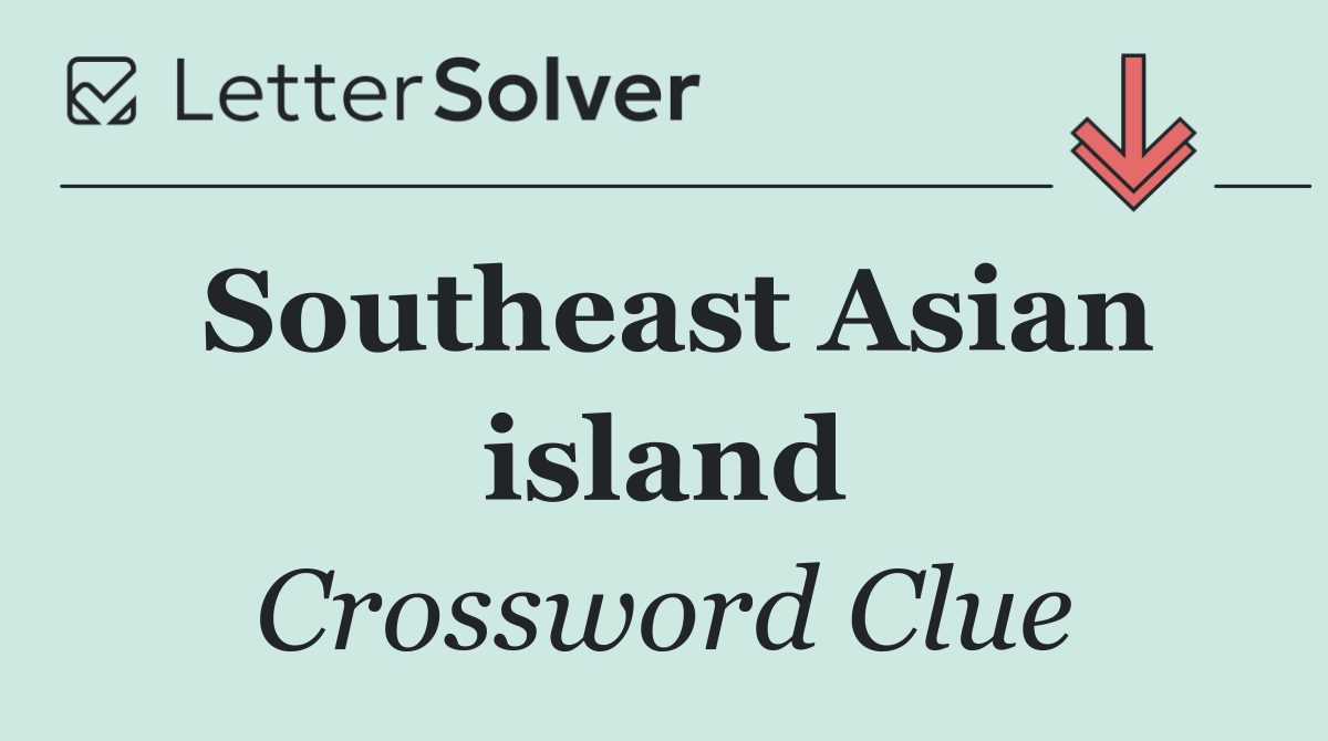 Southeast Asian island