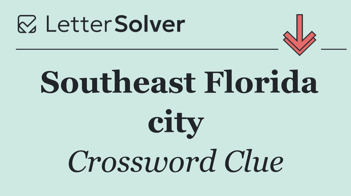 Southeast Florida city