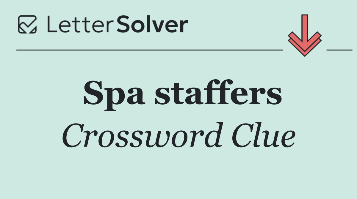 Spa staffers