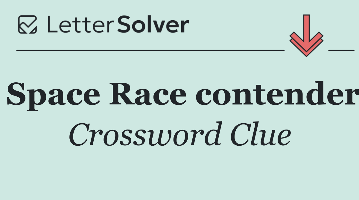 Space Race contender