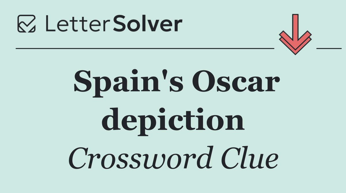 Spain's Oscar depiction