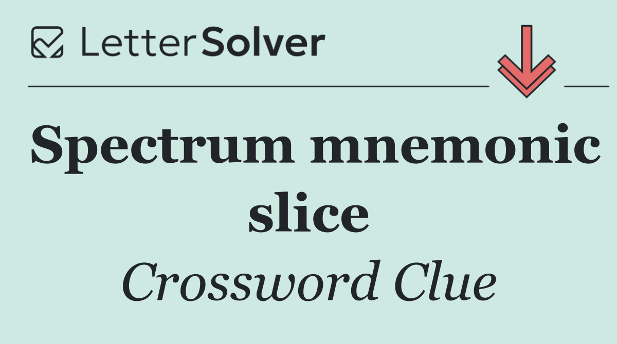 Spectrum mnemonic slice