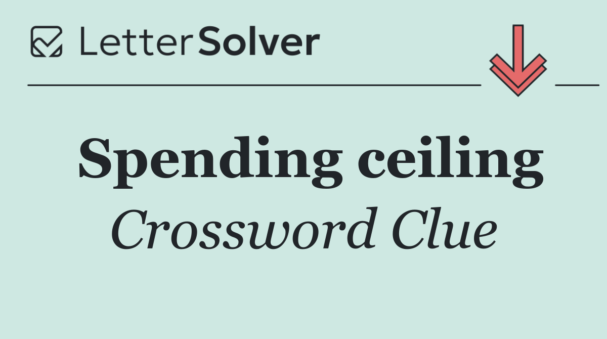 Spending ceiling
