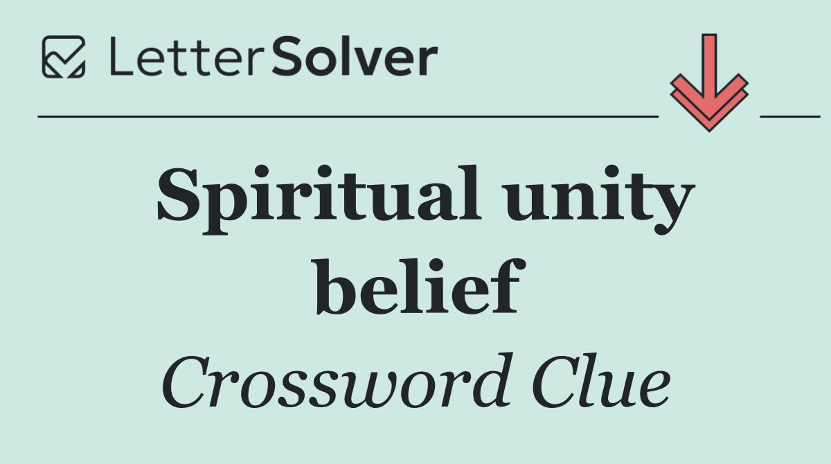 Spiritual unity belief