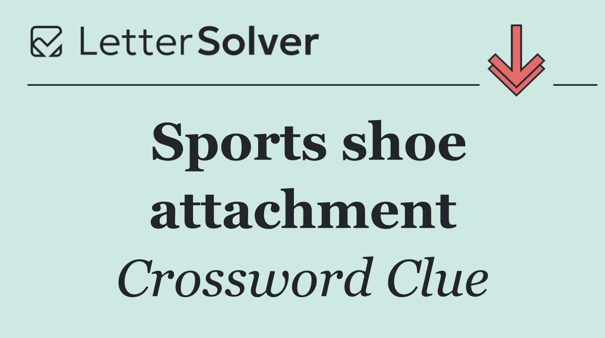 Sports shoe attachment